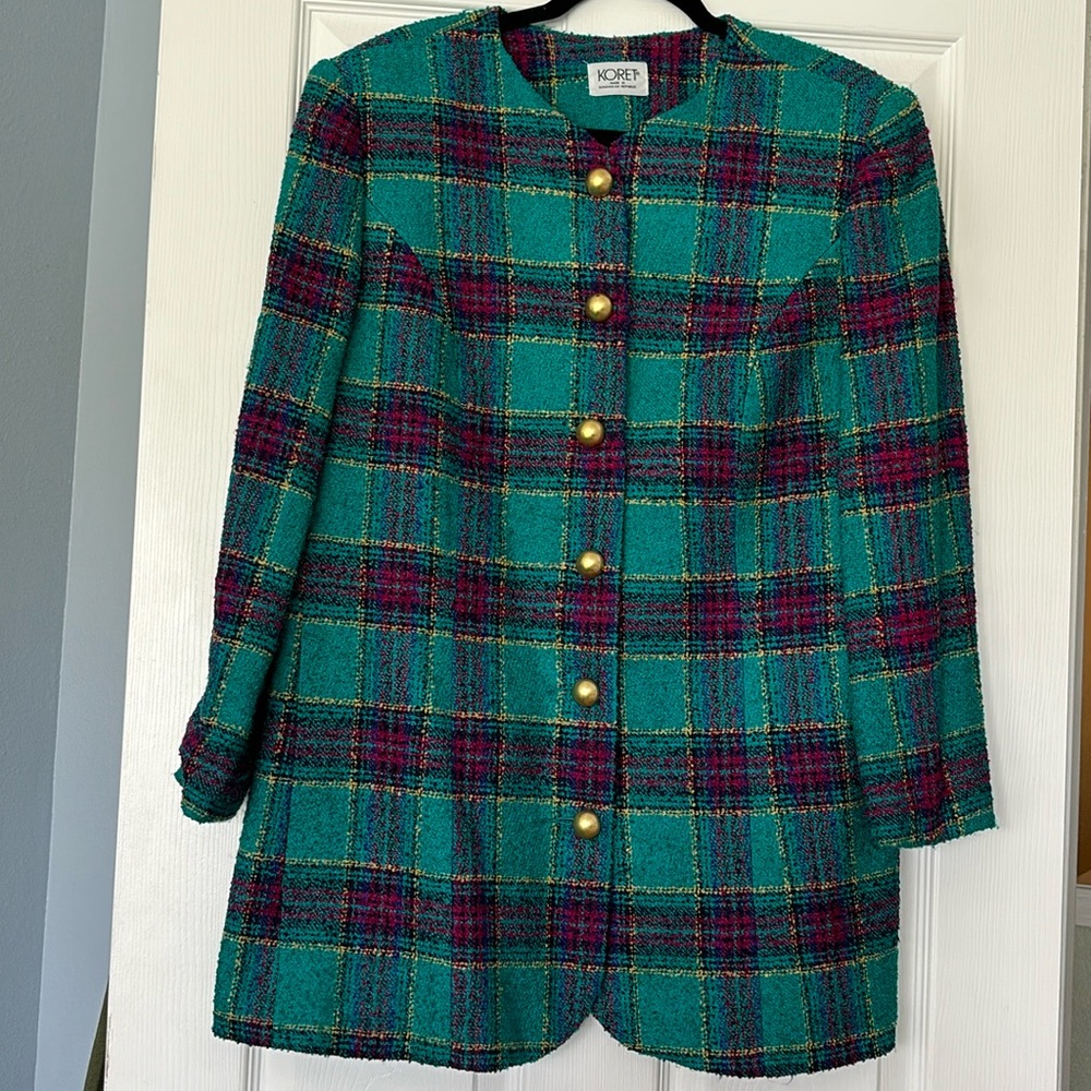 Koret women’s plaid blazer
